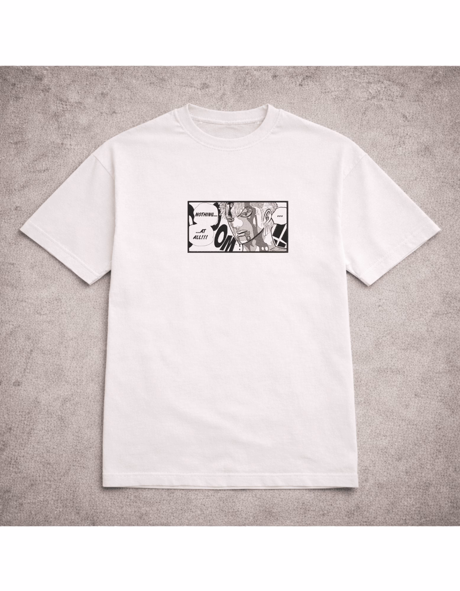 Tricou brodat Zoro „Nothing Happened” One Piece