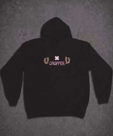 Hanorac brodat Chopper Logo One Piece